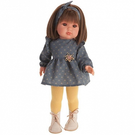 Кукла Белла в синем платье, 45 см 